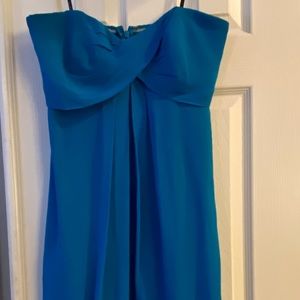Vintage turquoise size 6 Nicole Miller cocktail dress